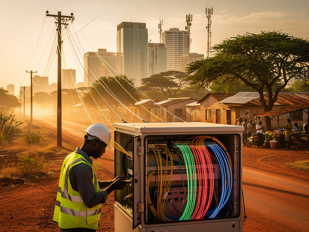 Fiber Network Expansions in Africa: Igniting Digital Transformation